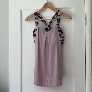 Lululemon top with built in bra